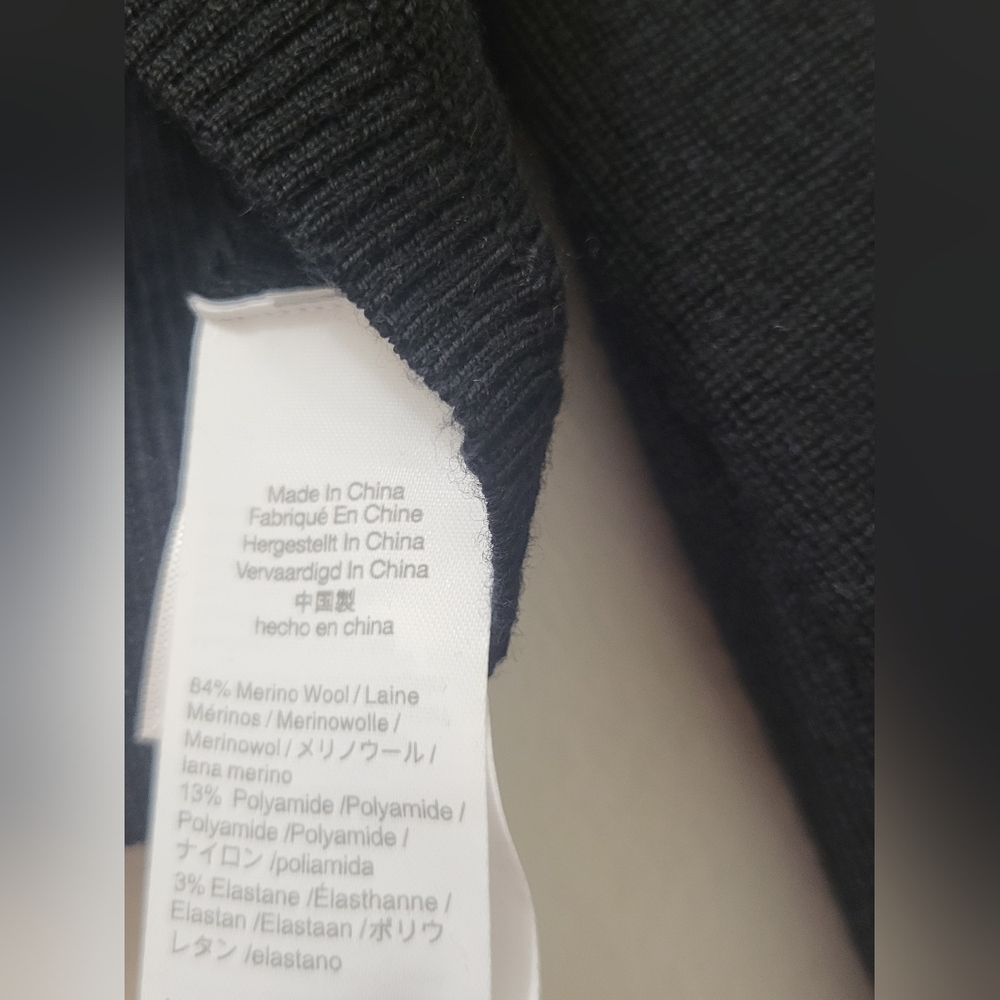 J. Crew Black Cropped Shrug Sweater - Picture 7 of 8